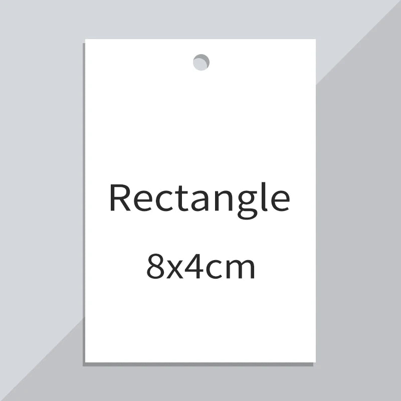 500PCS Custom Tags Paper Labels Clothing Brand Fashion Business Handmake Wedding Logo Design Hang Personalized Tag Free shiping