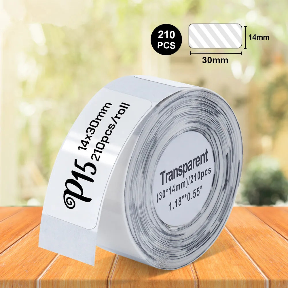 Marklife P15 Wireless Bluetooth Label Printer Portable Thermal Printer Similar as D11 D110 D101 Label Machine Mini Label Maker