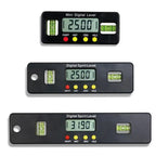 MAKLE 100mm 150mm 200mm digital protractor Angle Finder inclinometer electronic level magnetic bottom Level bubble angle tool