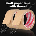 Super Viscosity Kraft Paper Tape  High-Strength Packing Tape Rolls, Packaging Tape  | Industrial Tape for Home, Office & Box