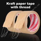 Super Viscosity Kraft Paper Tape  High-Strength Packing Tape Rolls, Packaging Tape  | Industrial Tape for Home, Office & Box