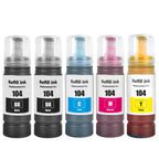 EP 104 Ink Compatible Ink 104 for Epson ET-2710 ET-2720 ET-4700 ET-2821 ET-2825 Printer