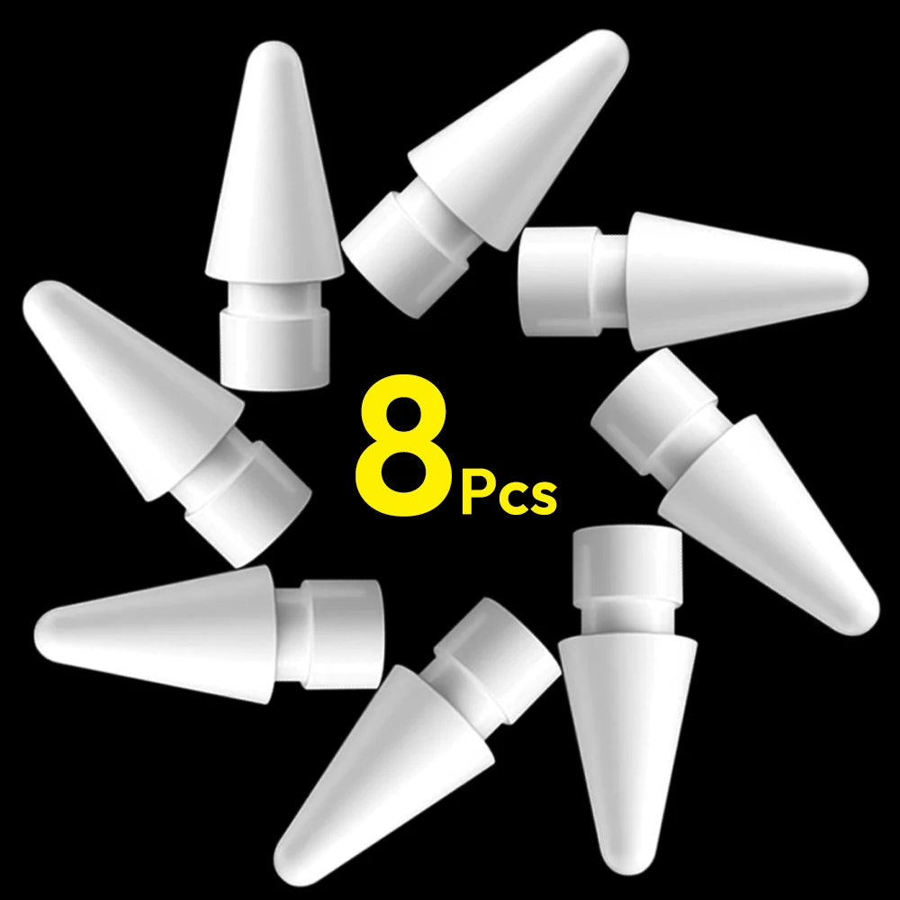 Replacement Tips for Apple Pencil 1st/2nd Gen IPencil Nibs No Wear Out Upgraded for iPad Pro Pencil 2/1 Gen 애플펜슬 펜촉