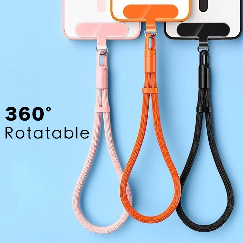 Phone Wrist Lanyard Rope Bracelet Anti Fall Drop TelePhone Hand Strap Cord Band Mobile For iPhone Samsung Cellphone Chain Charm