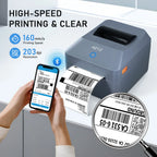Thermal Printer4×6 Shipping Label Printer For Small Businesses,Desktop Thrmal Label Printers For Shipping Package