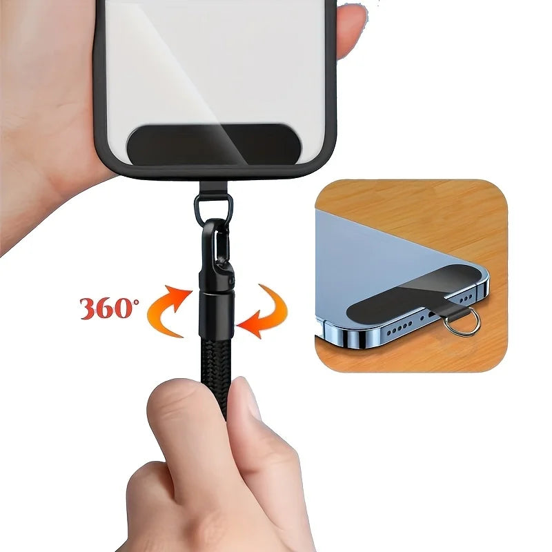 Phone Wrist Lanyard Rope Bracelet Anti Fall Drop TelePhone Hand Strap Cord Band Mobile For iPhone Samsung Cellphone Chain Charm