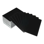 100/200/300Pcs Blank Metal Business Cards 0.21mm Thick 3.4x2.1 Inch Aluminum Laser Engrave Printable Name Card for Custom DIY
