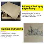 Wet Water Kraft Paper Tape Painter Rubber Paper for Picture Framing Secure Packing Brown Kraft Gum Tape