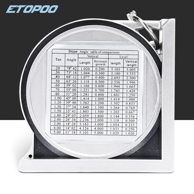 Magnetic Angle Locator Slope Protractor Inclinometer Slope Locator Level Meter Clinometer Survey Portable Measuring Gauge Tool