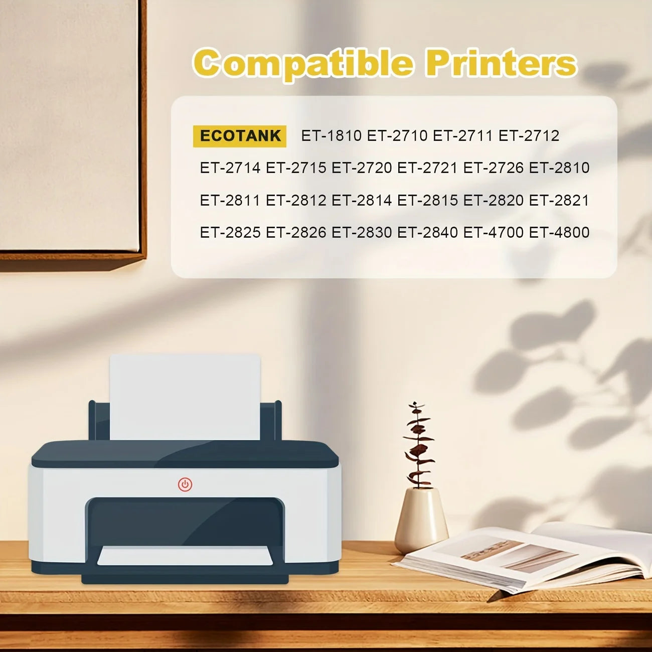 EP 104 Ink Compatible Ink 104 for Epson ET-2710 ET-2720 ET-4700 ET-2821 ET-2825 Printer