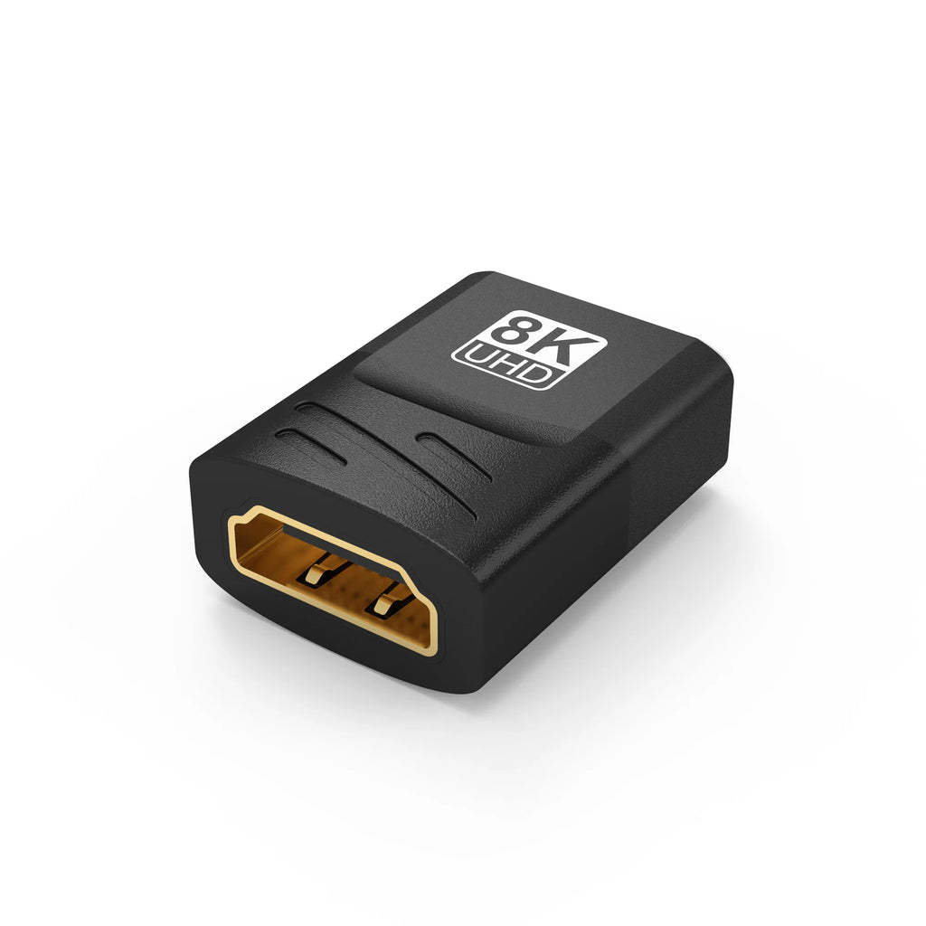 HDMI Coupler 8K, HDMI 2.1  Connector HDMI Extension Adapter, Support 8K@60Hz / 4K@120Hz 120UHD, 3D, HDR