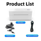 4X6 Thermal Label Printer Bluetooth Wireless Shipping Compatible With iPhone Android Mac Window - Shipping Label Printer