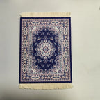 Persian carpet Woven flower small coaster wholesale merchants cheap mouse pad desk mat retro style rubber non-slip computer mats