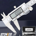 STONEGO Electronic Digital Display Vernier Caliper Inch/Metric Conversion 6Inch 0-150mm Full-Screen Caliper Measurement Tool