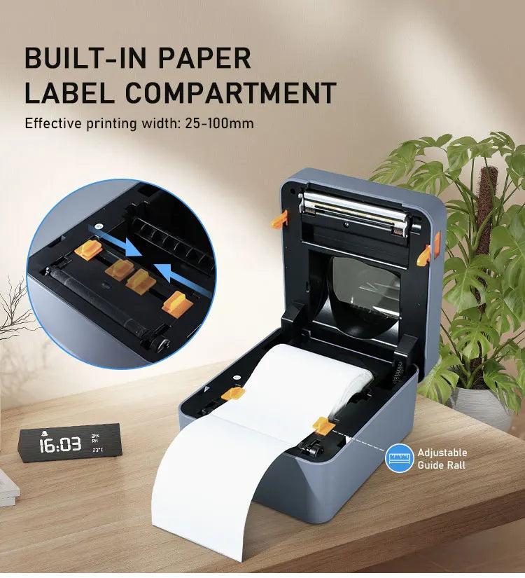 T40 4inch Shipping label/Express/Thermal Barcode Label printer 4x6 inches Label Maker Compatible with iPhone Android Mac Windows