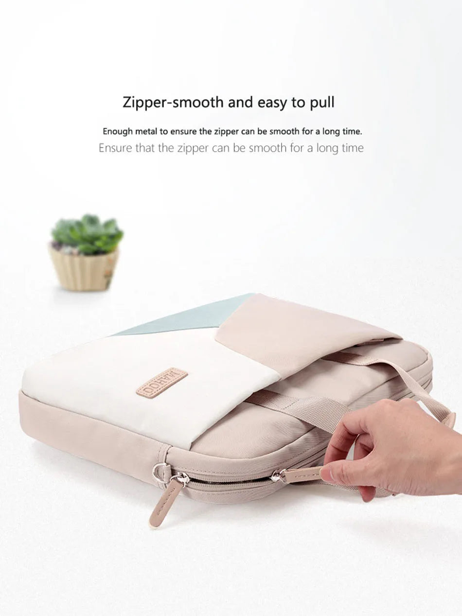 Xnyocn Laptop Sleeve Bag 15.6 inch Durable Briefcase Handle Bag Notebook Computer Protective Case For HP Dell Macbook Ultrabook