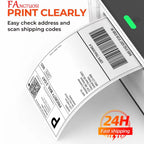 4x6Inch Shipping Labels For Thermal Shipping Label Printer 100/500PCS 100x150mm Thermal Label Paper For Business Express Waybill