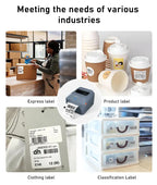 T40 4inch Shipping label/Express/Thermal Barcode Label printer 4x6 inches Label Maker Compatible with iPhone Android Mac Windows