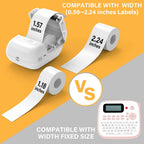 Wireless Label Printer P50 Inkless Bluetooth Thermal Label Maker Adhesive Label Sticker Machine DIY Pattern Barcode QR Code Tape