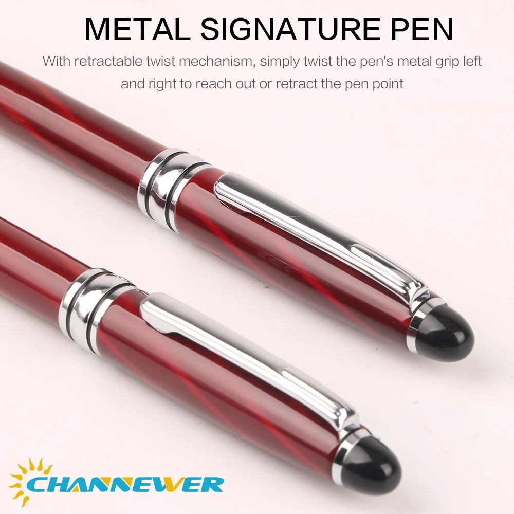 STONEGOP remium Ballpoint Pen Retractable Lacquer Rollerball Pen Smooth Writing Roller Ball Pen Elegant Executive Signature Pen