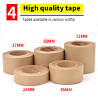 Wet Water Kraft Paper Tape Painter Rubber Paper for Picture Framing Secure Packing Brown Kraft Gum Tape