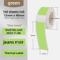 HZTZ Mini Label Printer Smart Pocket Self-adhesive Label Printer Bluetooth Price Label Sticker Maker For Home