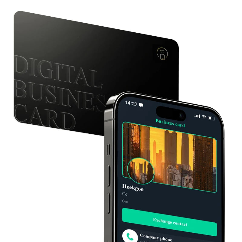 NFC Business Card Fast Reading Smart Name Card Digital Business Card Contactless Business Gift Social Recognition Card
