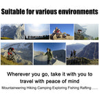 Compass Map Scale Ruler Multifunctional Survival Guiding Tool Folding Drawing waterproof for Outdoor Hiking Camping Survival