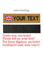 Embroidery Custom Patch  Hook And Loop Backing Iron On Sewing ID Tag Name Stripes For Clothing Dog Collar Harness Backpacks Hat
