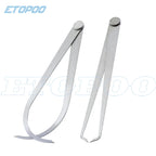2pcs Calipers 150-450mm Metal Caliper Firm Joint Inside and Outside Caliper Steel Machinist Carving Measurement Tool