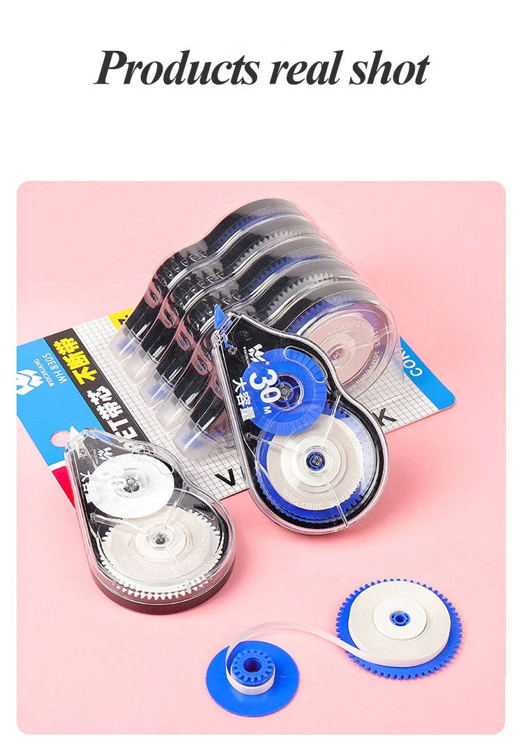 Correction Tape 12m/30m/60m Large-capacity Multi-specification Correct Belt Diary Scrapbooking Student School Office Supplies