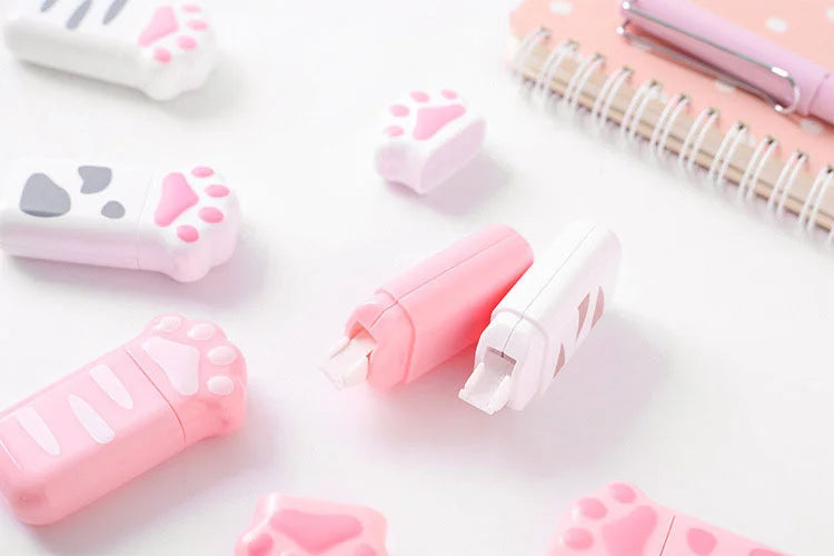 Lytwtw's Lovely Kawaii Cat Claw Cute Correction Tape Stationery Office School Supply Gift nice things corrector novel