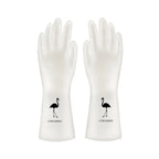 Female waterproof rubber latex dishwashing gloves kitchen durable cleaning housework chores dishwashing tools