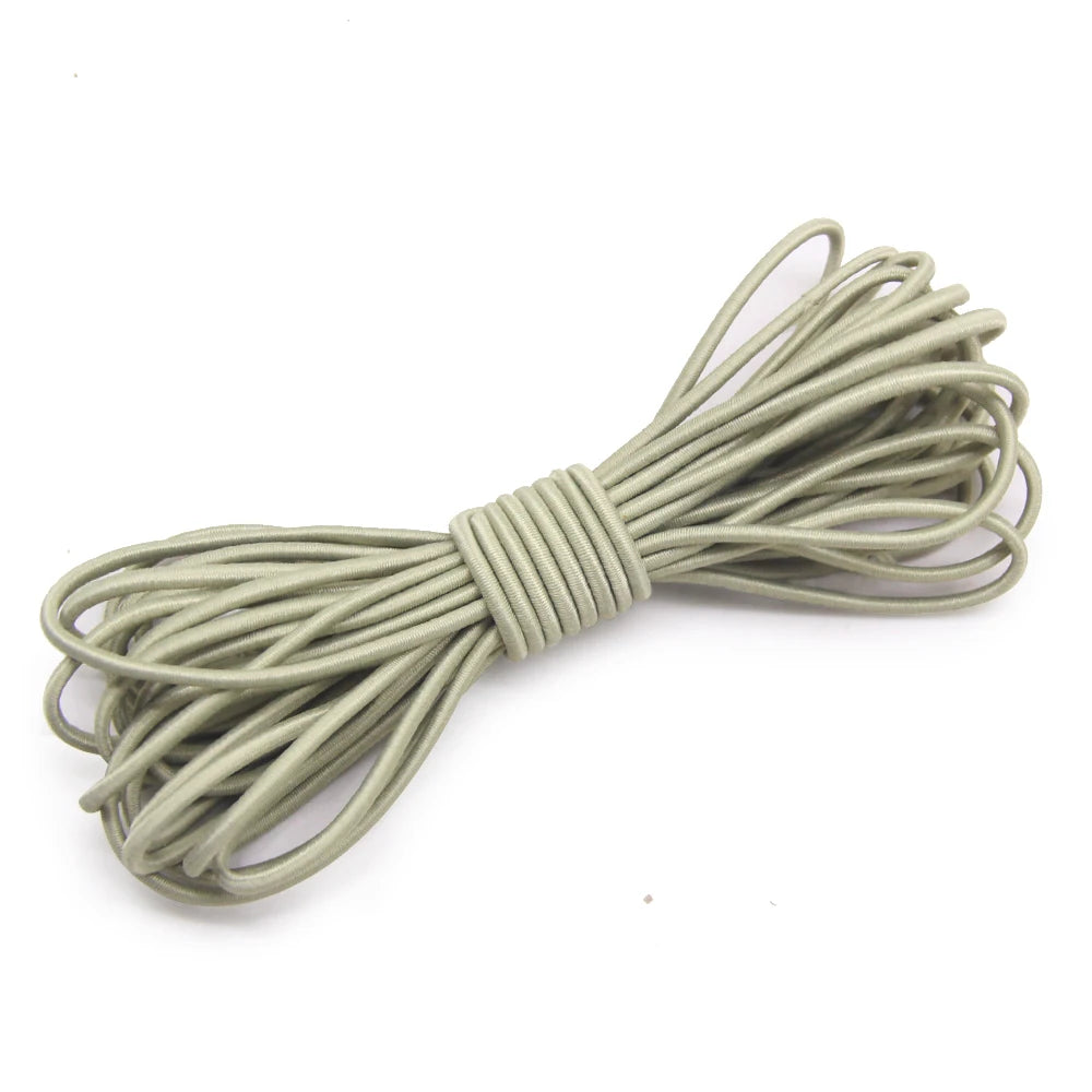 2.5mm Elastic Rope Elastic Band Shock Cord Bungee Rubber Band Stretch Thread for Garment Accessory Craft Handmade DIY