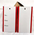 Free Shipping Stock Clothing Price Hang Tag/Garment Size Tag/Clothing Printed Label/Custom Clothing Paper Hang Tag 200 Pcs a Lot