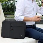 WIWU New Portable Laptop Sleeve 13 14 Double Layer Laptop Bag for MacBook Air 15 Air 13 2025 Case Waterproof Bag for Laptop 15.6