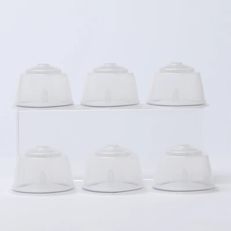 6Pcs Fit  Dolce Gusto Coffee Capsule Reusable Coffee Pod  For Nescafe Dolce Gusto With Spoon Brush Kitchen Accessories