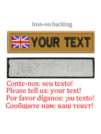 Embroidery Custom Patch  Hook And Loop Backing Iron On Sewing ID Tag Name Stripes For Clothing Dog Collar Harness Backpacks Hat