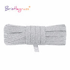 BRISTLEGRASS 2 5 10 Yard Flat Skinny Elastic Cord 1/4" 6mm Latex Rubber Bands Stretch String Notebook Ear Loop Dress Sewing Trim