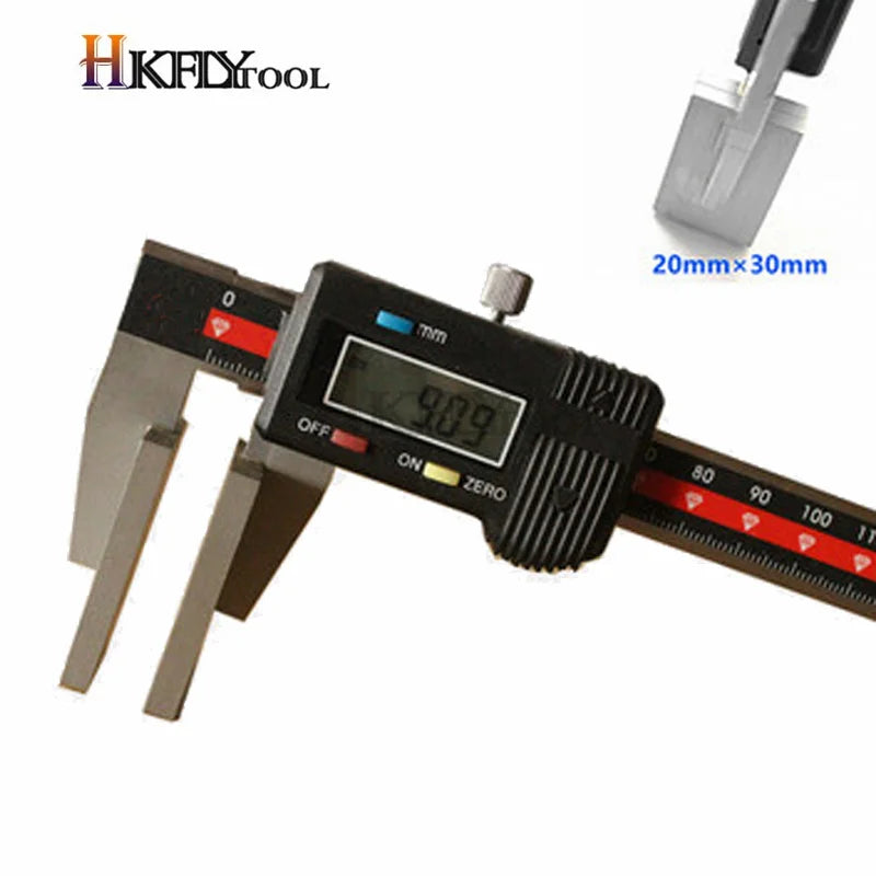 0-150mm 6inch Wire rope calipers wide large jaw BROAD FACE cable vernier caliper/digital caliper