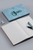A5/B5 Thickened Notebook 100sheets Grid Square Diary Notebooks and Journals Soft Pu Leather Sketchbook School Stationery