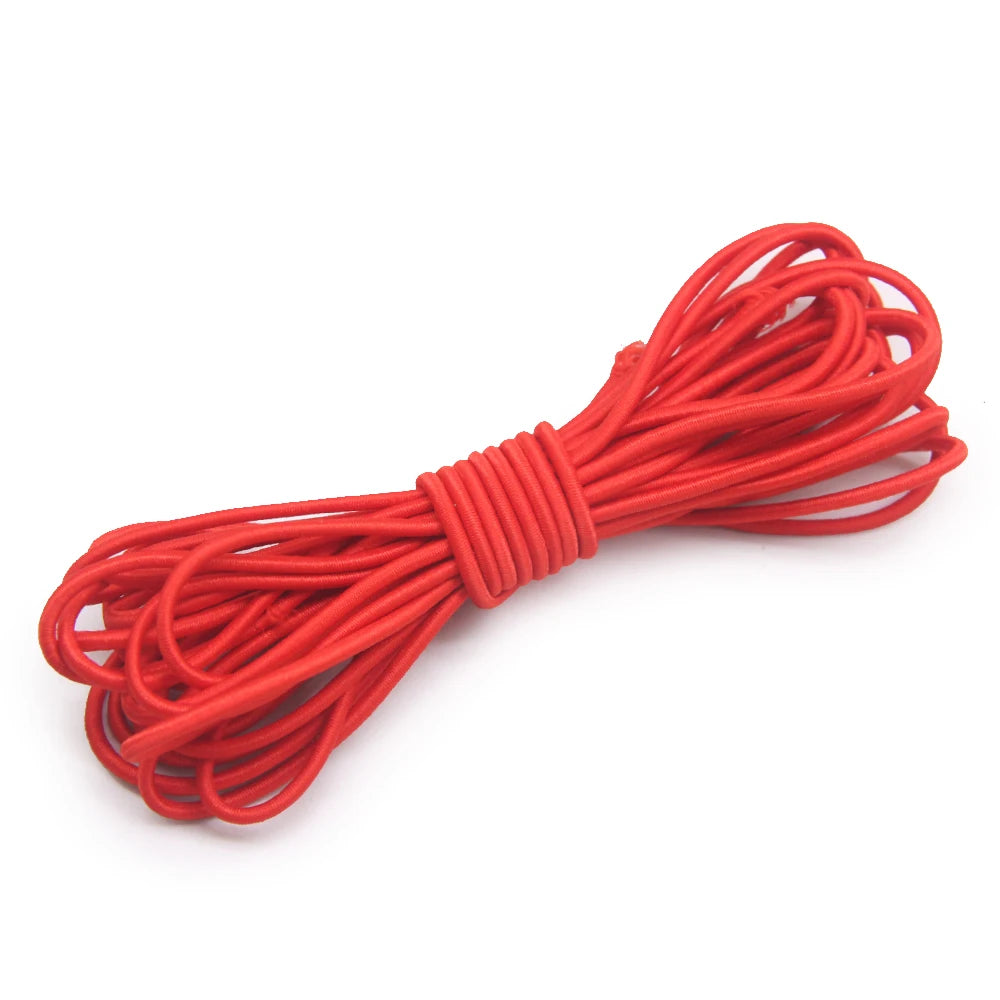 2.5mm Elastic Rope Elastic Band Shock Cord Bungee Rubber Band Stretch Thread for Garment Accessory Craft Handmade DIY