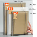 A5 B5 Line Grid 20Holes Loose-Leaf Notebook Refill Spiral Binder Paper Index Inside Page Dot Grid Blank Connell Stationery