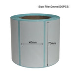 20x10mm Shipping Labels- 700 barcode sticker Per Roll Strongest & THICKEST - Thermal Postage BPA Free, Supermarket Blank Sticker