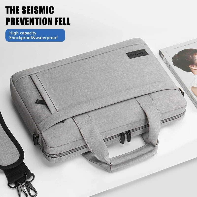 Laptop Bag Sleeve Case Shoulder Handbag For M3 M4 14 15 15.6 17 Inch Macbook Air Pro 13.3 Huawei Asus Dell Notebook Briefcases