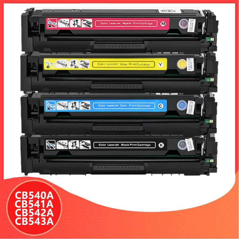 CF210A 540A Toner Cartridge CB540A CB541A CB542A CB543A for HP Color LaserJet CP1215 CP1515n CP1518ni CM1312 Printer
