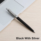 5Pcs/Set Metal Ballpoint Pen Promotional Pens G2 Refill Blue Ink Automatic Ballpoint Pens Set For School stationery office Pen