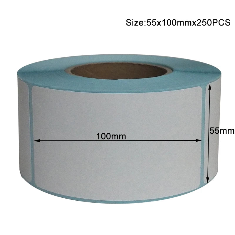20x10mm Shipping Labels- 700 barcode sticker Per Roll Strongest & THICKEST - Thermal Postage BPA Free, Supermarket Blank Sticker
