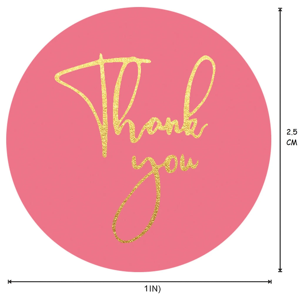 100-500pcs Laser Thank You Stickers for Small Business Holographic Silver Adhesive Labels for Bags Boxes Envelope Mail GIft