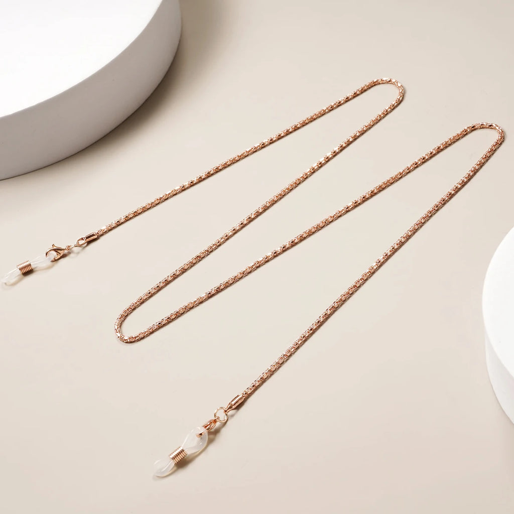Fashion Reading Glasses Chain for Women Metal Sunglasses Cords Eyeglass Lanyard Hold Straps Eyewear Retainer